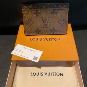LV Reverse Monogram Card Holder